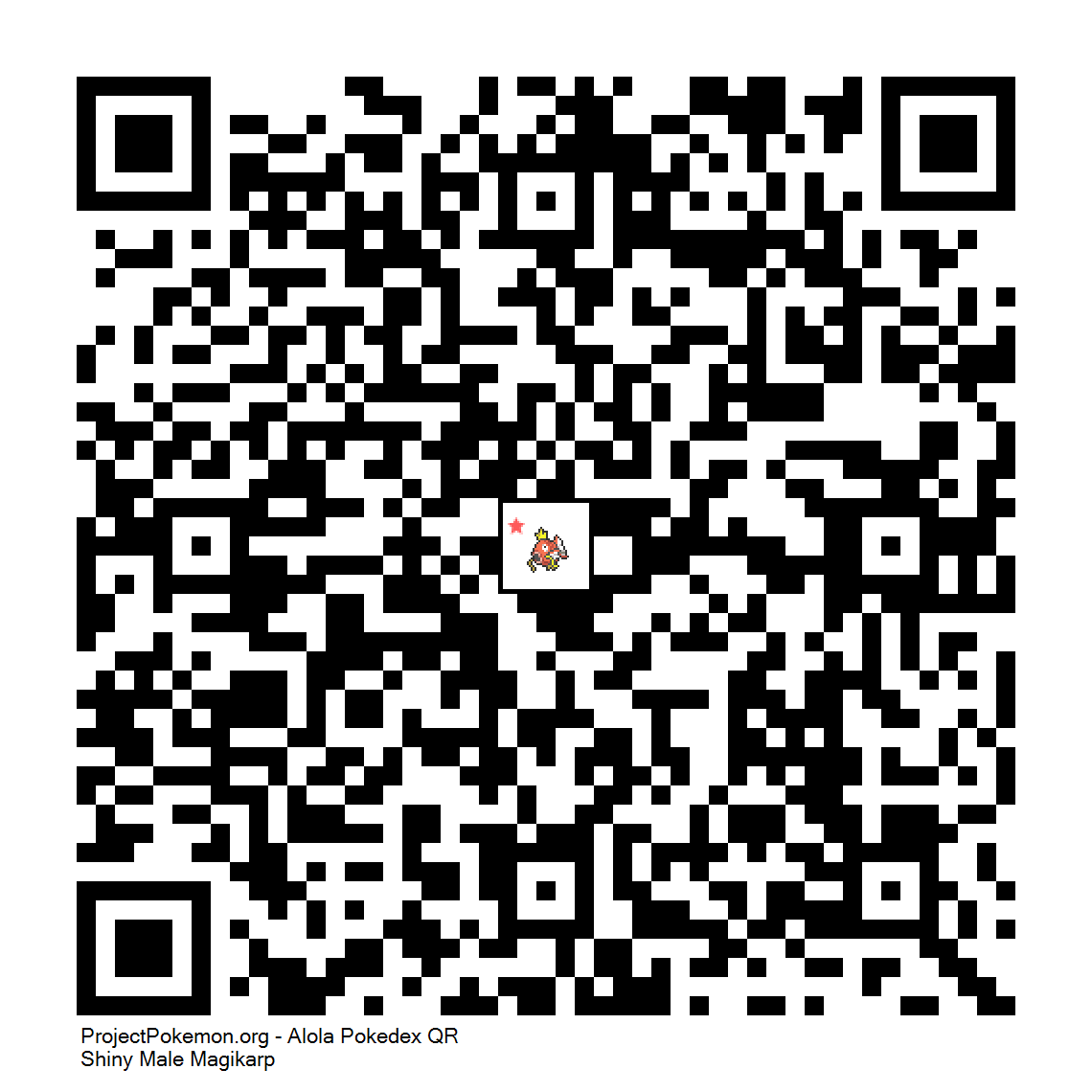 Cdigo QR de Magikarp variocolor